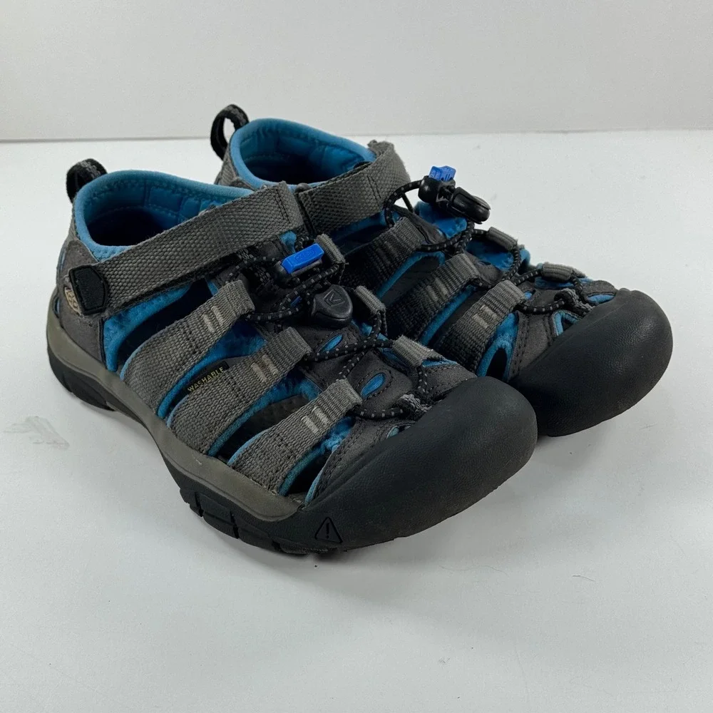 Keen Newport H2 Kids Grey Blue‎ Outdoor Water Sandals 1022839 Size 2 US